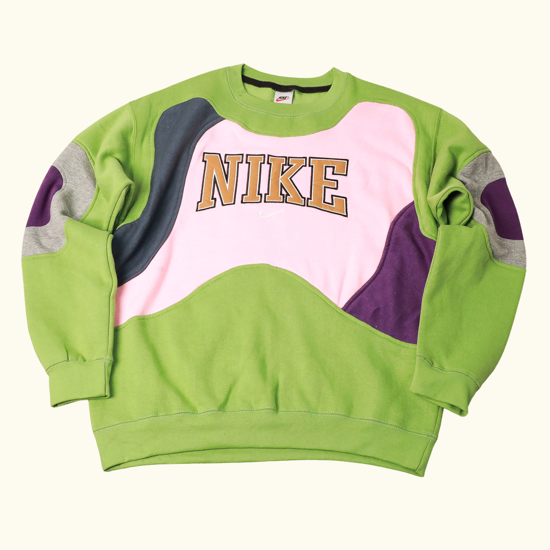 Nike Reworked Sweatshirt in Multicolour