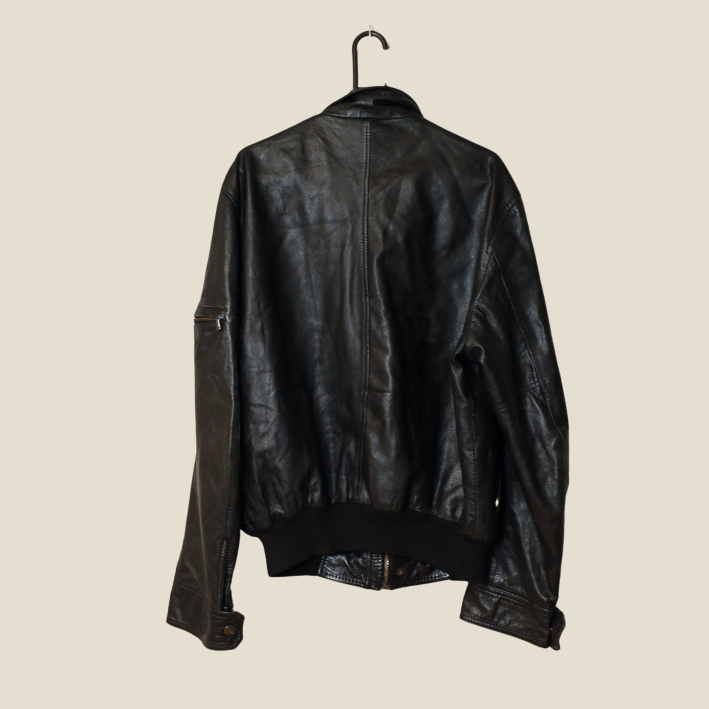 Dolce & Gabbana Leather Jacket in Black