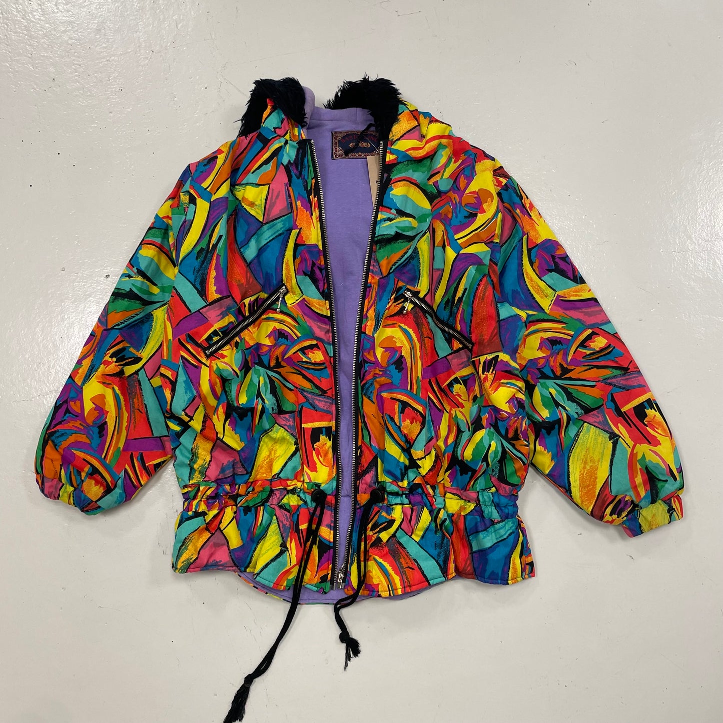 Vintage 90s Ski Jacket in Multicolour