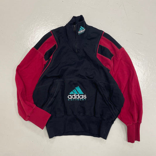 Vintage Adidas 80s Sweatshirt in Black