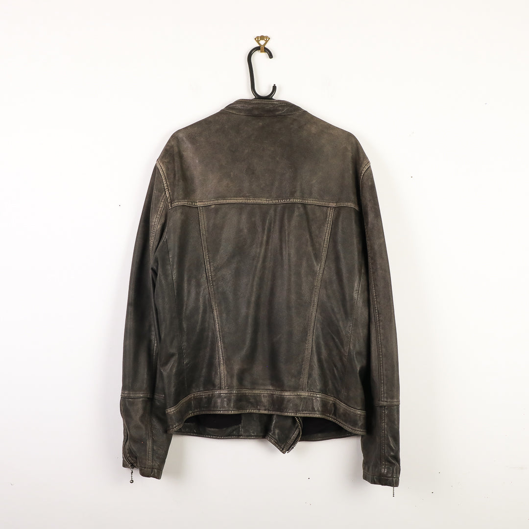 All Saints Leather Jacket in Black