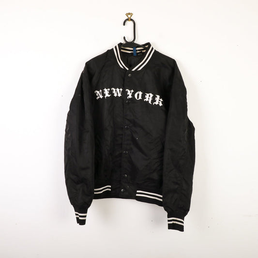 Unbranded Baseball Jacket in Black